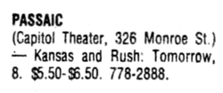 Kansas / Rush on Mar 12, 1977 [081-small]