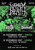 Napalm Death / Deathrite / Besta on Dec 11, 2017 [136-small]