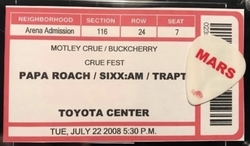 Mötley Crüe / Buckcherry / Papa Roach / SIXX:AM / Trapt on Jul 22, 2008 [378-small]