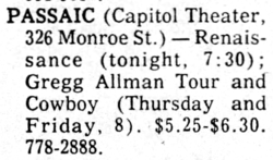 Gregg Allman / Cowboy on Dec 5, 1974 [674-small]