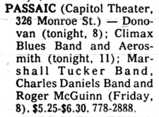 The Marshall Tucker Band / The Charlie Daniels Band / Roger Mcguinn on Nov 22, 1974 [679-small]