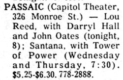 Lou Reed / Hall and Oates on Oct 5, 1974 [690-small]