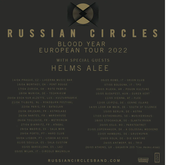 tags: Russian Circles, Helms Alee, Hamburg, Hamburg, Germany, Gig Poster, Grünspan - Russian Circles / Helms Alee on May 22, 2022 [731-small]