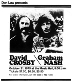 Crosby & Nash on Oct 21, 1975 [213-small]