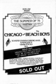 Chicago / The Beach Boys on Jun 29, 1975 [222-small]