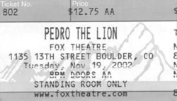 tags: Pedro The Lion, Seldom, Scientific - Pedro The Lion / Seldom / Scientific on Nov 19, 2002 [290-small]
