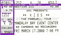 KISS  / Ted Nugent / Skid Row on Mar 17, 2000 [262-small]