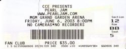 Pearl Jam  / Idlewild on Jun 6, 2003 [269-small]