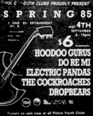 Hoodoo Gurus / Do Re Mi / Electric Pandas / The Cockroaches / Dropbears on Sep 4, 1985 [924-small]