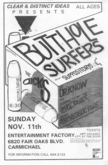 Butthole Surfers / The Dicks / Dr. Know / Danny Poo and the Rotodogies / Psychedelic Pyre on Nov 11, 1984 [968-small]