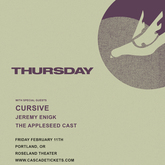 tags: Gig Poster - Thursday / Cursive / Jeremy Enigk / The Appleseed Cast / Nate Bergman on Feb 11, 2022 [106-small]