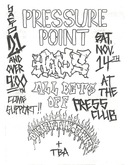 Pressure Point / Hoods / All Bets Off / Diseptikons on Nov 14, 1998 [352-small]