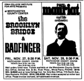 The Brooklyn Bridge / Badfinger on Nov 27, 1970 [611-small]