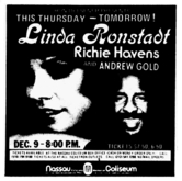 Linda Ronstadt / Richie Havens / Andrew Gold on Dec 9, 1976 [690-small]