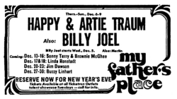 Happy & Artie Traum / Billy Joel on Dec 5, 1973 [814-small]