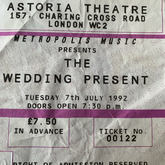 Wedding Present on Jul 7, 1992 [908-small]