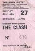 Ticket Stub, The Clash / Mickey Dread on Jan 27, 1980 [119-small]