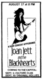 Joan Jett & The Blackhearts / Grand alliance on Aug 17, 1983 [276-small]