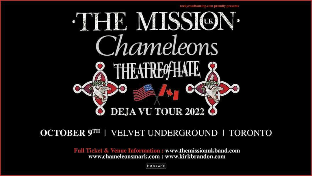 chameleons tour