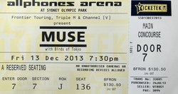 tags: Ticket - Muse / Birds of Tokyo on Dec 13, 2013 [650-small]