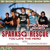 Sparks the Rescue / Too Late The Hero / Lannen / The Sophomore Beat on Nov 24, 2021 [126-small]