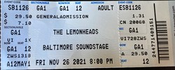 The Lemonheads / Heyrocco / Reagan Cats on Nov 26, 2021 [315-small]