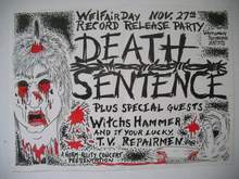 Death Sentence / Witches Hammer on Nov 27, 1985 [434-small]