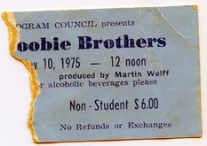 The Doobie Brothers / Golden Earring / War / Henry Gross on May 10, 1975 [607-small]