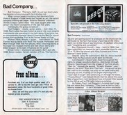 Bad Company & Kansas Program - May 6, 1976 - McNichols Arena, Denver, CO - Pages 2 & 3, Kansas / Bad Company on May 6, 1976 [615-small]