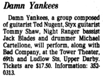 Damn Yankees / Bad Company on Aug 20, 1991 [661-small]