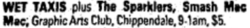 Wet Taxis / Sparklers / Smash Mac Mac on May 30, 1986 [573-small]