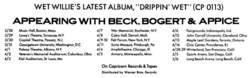 Beck, Bogert & Appice / Freddie King / Wet Willie on May 6, 1973 [601-small]