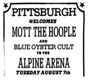 Mott the Hoople / Blue Oyster Cult on Aug 7, 1973 [675-small]
