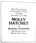 Molly Hatchet / Michael Schenker on Nov 13, 1980 [827-small]