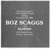 Boz Scaggs / Seawind on Nov 30, 1980 [830-small]