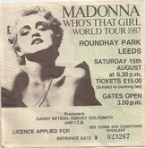 Madonna / Level 42 / Hue and Cry / Bhundu Boys on Aug 15, 1987 [689-small]