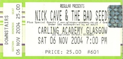 Nick Cave and the Bad Seeds / Silver Ray on Nov 6, 2004 [368-small]