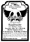 Aerosmith / Roadmaster / Mother's Finest on Dec 27, 1979 [695-small]