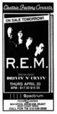 REM / Drivin n' Cryin’ on Apr 20, 1989 [752-small]