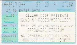 Guns N' Roses / Metallica / Ice T on Sep 17, 1992 [787-small]