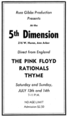 Pink Floyd / The Rationals / The Thyme on Jul 13, 1968 [837-small]