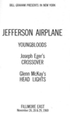 Jefferson Airplane / The Youngbloods / Joseph Egar's CROSSOVER on Nov 26, 1969 [900-small]