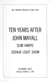 Ten Years After / John Mayall / Slim Harpo on Feb 28, 1969 [907-small]