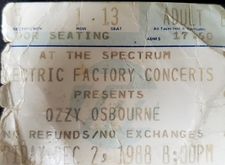 Ozzy Osbourne / Anthrax on Dec 2, 1988 [921-small]