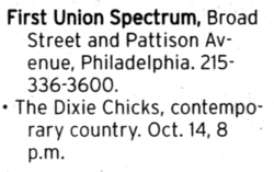 Dixie Chicks / Willie Nelson on Oct 14, 2000 [963-small]