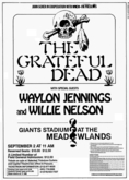 Grateful Dead / Willie Nelson / Waylon Jennings on Sep 2, 1978 [071-small]