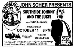 Southside Johnny & Asbury Jukes / Bill Chinnock on Oct 11, 1986 [076-small]