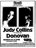 Judy Collins / Donovan on Mar 22, 1985 [194-small]