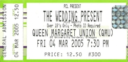 The Wedding Present / Scanners on Mar 4, 2005 [240-small]