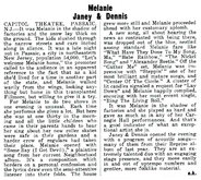 Melanie / Janie And Dennis on Feb 19, 1972 [288-small]
